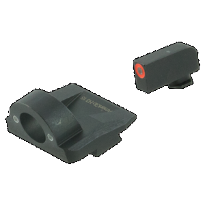 AmeriGlo Ghost Ring Glock Gen5 9mm/.40 Green Tritium Front Orange