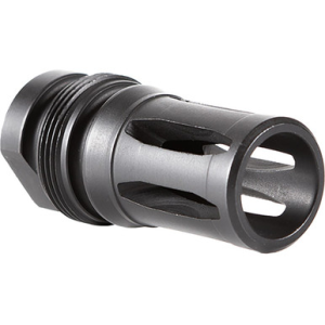 Dead Air DA122 Xeno Flash Hider Black Nitride 4140 Steel with 5/8"-24 tpi Threads, 2.16" OAL & .99" Diameter