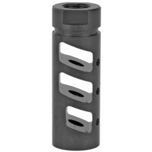 Rise Armament RA701223BLK RA-701 Compensator Black Nitride 416R Stainless Steel with 1/2"-28 tpi Threads & 2.50" OAL for 5.56x45mm NATO AR-Platform