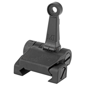 Midwest Industries Combat Rifle Rear Flip Sight - Black | Fits AR-15, M4, M16