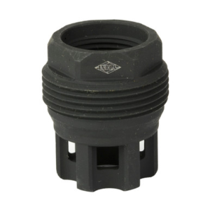 Yankee Hill 4401MB24 sRx QD Mini Muzzle Brake Black Phosphate Steel with 5/8"-24 tpi, 9mm, 1.10" OAL & 9.375" Diameter for sRx Adapters