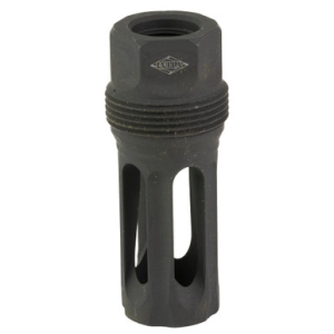 Yankee Hill 440528 sRx Q.D. Flash Hider Long Black Phosphate Steel with 1/2"-28 tpi, 9mm, 2.30" OAL & 9.375" Diameter for sRx Adapters