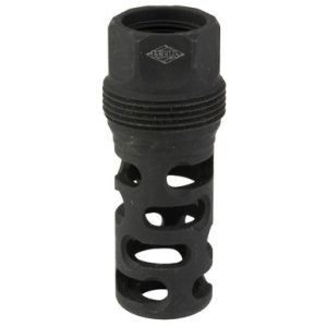 Yankee Hill 4405MB24 sRx Q.D. Muzzle Brake Long Black Phosphate Steel with 5/8"-24 tpi, 9mm, 2.30" OAL & 9.375" Diameter for sRx Adapters