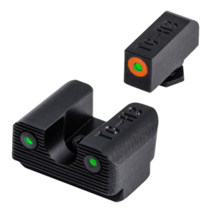 TruGlo TG231G1AC Tritium Pro Black | Green Tritium Orange Outline Front Sight Green Tritium Rear Sight