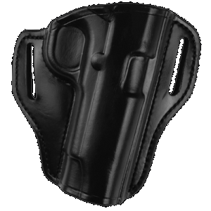 Bianchi 25054 57 Remedy OWB Size 01 Black Leather Belt Slide Fits S&W J Frame Fits S&W 36 Fits S&W 640 Right Hand