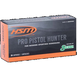 Hsm Pro Pistol, 500 S&w Magnum, Jacketed Soft Point, 400 Grain, 20 Rounds