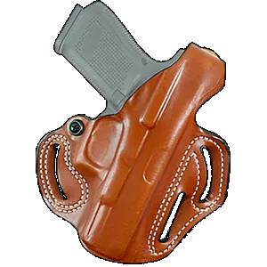 DeSantis Gunhide 001TA0XZ0 Thumb Break Scabbard OWB Tan Leather Belt Slide Fits Springfield Echelon Right Hand