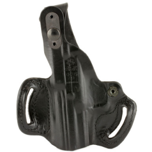 DeSantis Gunhide 085BAZ9Z0 Thumb Break Mini Slide OWB Black Leather Belt Slide Fits Kel-Tec PMR30 Right Hand
