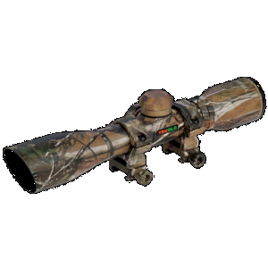 Truglo Compact Realtree ApG 4x 32mm 1in Tube Diamond Reticle Rings