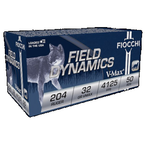 Fiocchi Fxt 204 Ruger Hornady V Max 32 Grain 50 Rounds