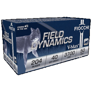 Fiocchi Fxt Field Dynamics 204 Ruger Hornady V Max 40 Grain 50 Rounds