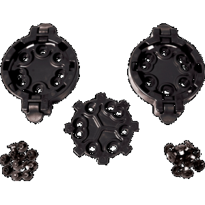 Blackhawk 430950BK QD System Kit Black Polymer Includes Female/Male Adapter