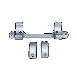 DNZ Products Game Reaper Tikka Scope Mount Ring Combo 1 Inch Silver