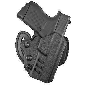 DeSantis Gunhide 042KAB6Z0 Facilitator OWB Black Kydex Belt Slide Compatible w/Glock 19/23 Belt 1.75" Wide Right Hand