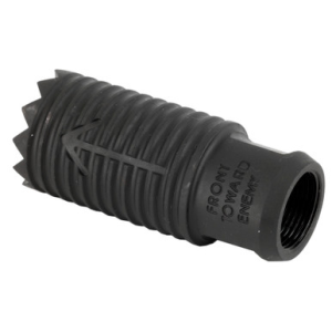 Troy Ind SBRACLM06BT00 Claymore Muzzle Brake Black Steel with 5/8"-24 tpi Threads & 2.25" OAL for 308 Win AR-Platform