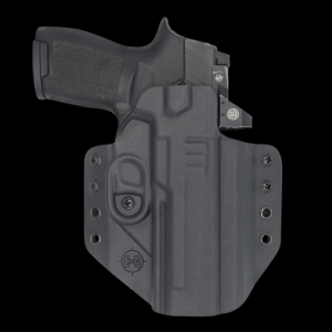 C&G Holsters 0280100 Covert OWB Black Kydex Belt Loop Fits Sig P320 M17/X5 Right Hand