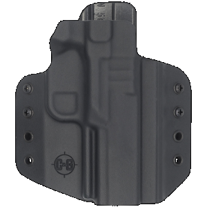 C&G Holsters 1696100 Covert OWB Black Kydex Belt Loop Fits FN 509/T Right Hand