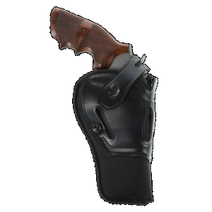 Galco SR84B Switchback OWB Black Leather Belt Slide Fits S&W X Frame 500 Fits 4" Barrel Ambidextrous