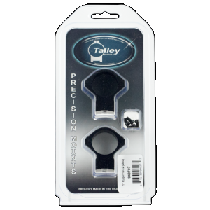 Talley Manufacturing Ruger 10/22 Scope Mount Ring Combo 1 Inch Matte Hardcoat Anodized