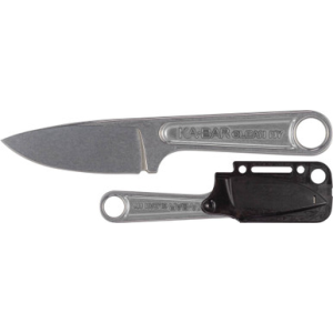 Ka-Bar Forged Wrench Fixed Knife 3" Drop Point Blade Silver