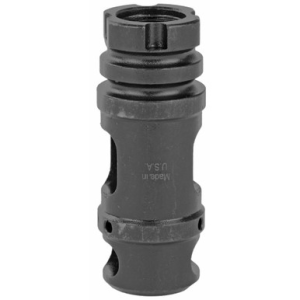 Midwest Industries MIMB6 Muzzle Brake Black Phosphate Steel with M14x1 LH Threads for 30 Cal AK-Platform
