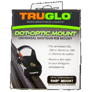 TruGlo TGTG8954U2 Universal Shotgun Rib Mounts Black Trijicon RMR
