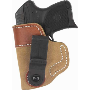 DeSantis Gunhide 106NA85Z0 Sof-Tuck IWB Tan Leather/Suede Belt Clip Fits Colt Commander Right Hand