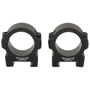 Warne V600M Vapor Matte 1 Inch Low 0 MOA Horizontal Rings
