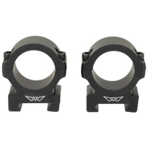 Warne Vapor 1in Medium Horizontal Rings for Picatinny Stanag 4694 0 MOA