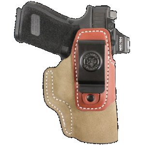 DeSantis Gunhide 215NJ7FZ0 Transit IWB Natural Kydex/Leather Ruger LCP II Belt Clip Ambidextrous