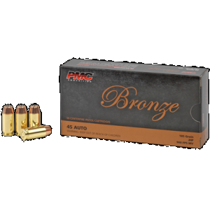 PMC Bronze, .45 Acp, Jacketed Hollow Point, 185 Grain, 50 Rounds