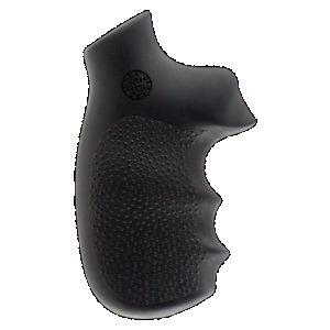 Hogue 48000 OverMolded Monogrip Black Rubber with Finger Grooves for Colt Detective Special, Diamondback, Cobra