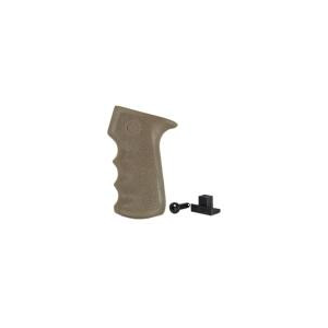 Hogue AK-47 Rubber Grips with Finger Grooves - Desert Tan