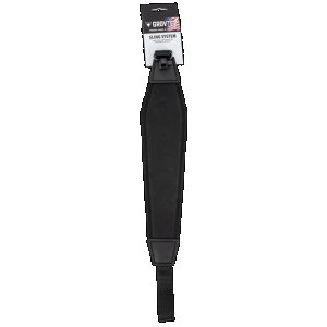 GrovTec US Inc GTSL01 GT made of Black Nylon with 48" OAL, 1" W & Adjustable Design for Rifle/Shotgun