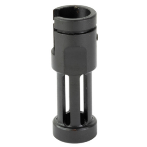 Samson 040606203 Flash Hider Black Oxide Stainless Steel with 2.50" OAL & .860" Diameter for Ruger 10/22