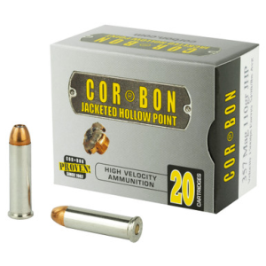 Corbon Self-Defense JHP Handgun Ammunition .357 Mag 110 gr JHP 1500 fps 20/box