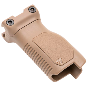 Strike Industries ARCMAGRAILLFDE Angled Vertical Grip Long Flat Dark Earth Polymer with Cable Management Storage for Picatinny Rail