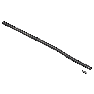 Spikes Tactical SUGT0M1 Gas Tube Pistol Length Silver
