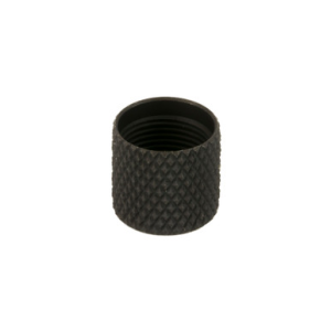 .570 PISTOL BARREL TREAD PROTECTOR 1/2-28 PLATED BLACK