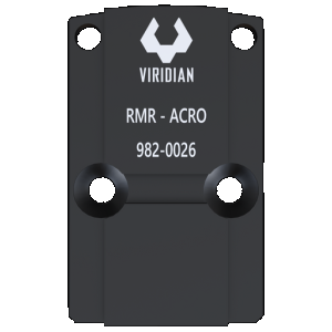 Viridian RFX45 RMR Mounting Adapter for RMR ACRO Footprint 1.50in 6061-T6 Aluminum