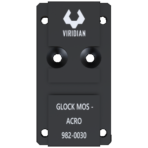 Viridian RFX45 Glock MOS Mounting Adapter 1.50in 6061-T6 Aluminum