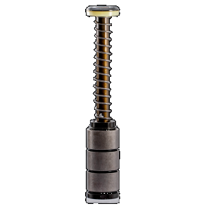 Maxim Defense Silent Captured Spring 9mm Tungsten Stainless AR Platform Silver