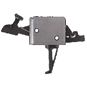 CMC Triggers 93504 Two-Stage Flat Trigger 2-4 lbs AR-15/AR-10 Black/Silver