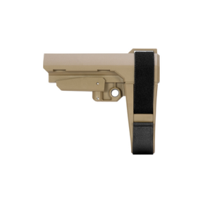 SB Tactical SBA3 FDE Pistol Stabilizing Brace Mil Spec Carbine Buffer Compatible