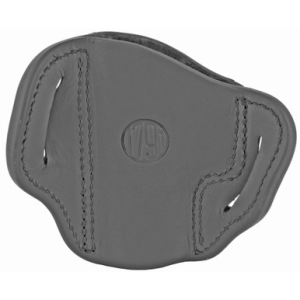 1791 Gunleather BH21SBLR BH2.1 OWB Size 2.1 Stealth Black Leather Belt Slide Compatible w/Glock 17/S&W M&P Shield/Springfield XD Right Hand