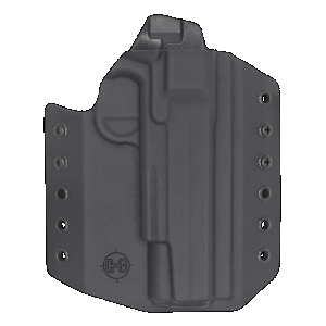 C&G Holsters 1850100 Covert OWB Black Kydex Belt Loop Fits 1911 Government 5"