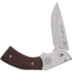 Smith & Wesson M325 Revolver Knife 3" Blade Brown