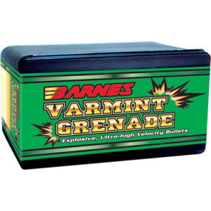 Barnes Varmint Grenade Rifle Bullets .22 cal (Hornet) .224" 30 gr VGFB 100/ct