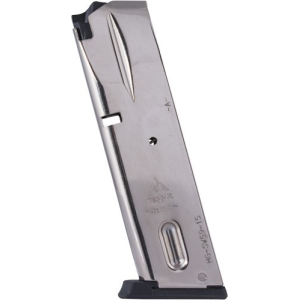 Mec-Gar 15rd 9mm Magazine Compatible with S&W 5900 Series 915 910 659 Nickel Finish