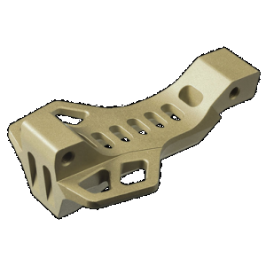 Strike Industries BTGCOBRAFD Cobra Trigger Guard Flat Dark Earth Aluminum For AR-Platform